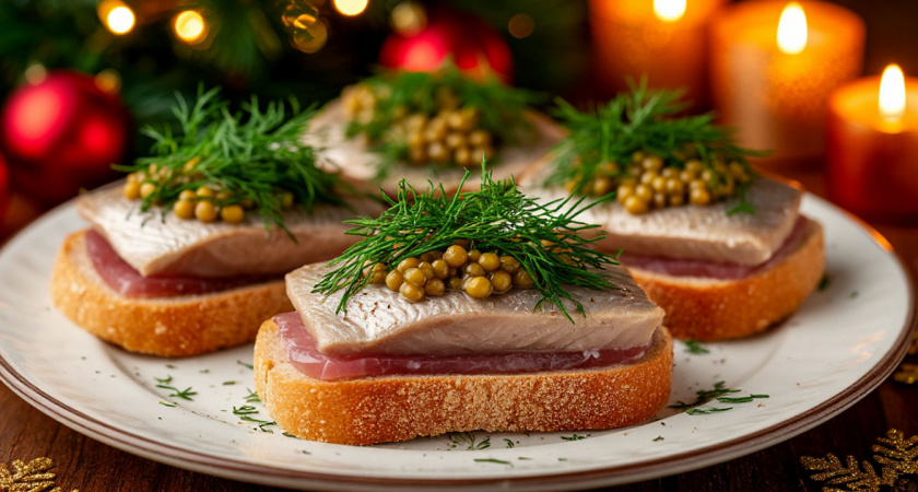 «Губернские» бутерброды — главный хит моего новогоднего стола. Выглядят дорого, а стоят копейки