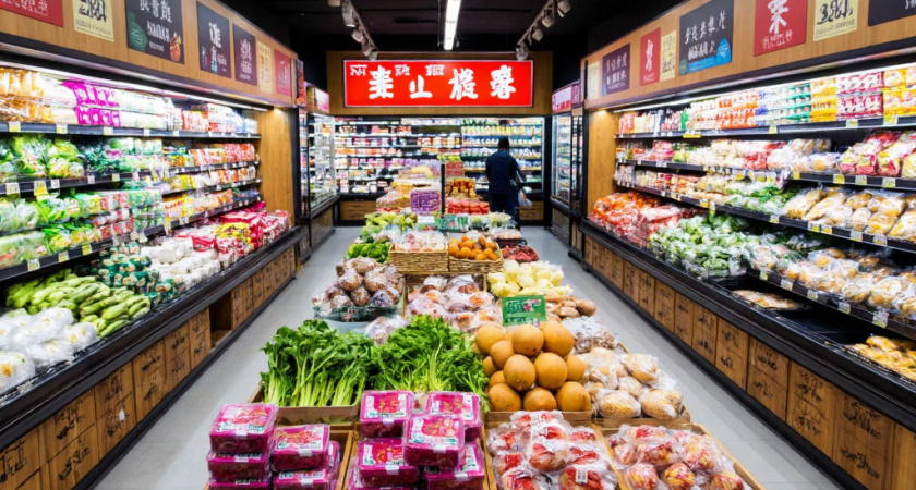 Продуктовый супермаркет в Китае: что продают и чем отличается от наших магазинов