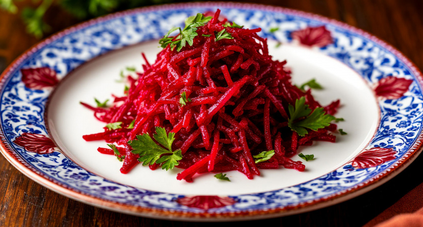 Не успеваю покупать свеклу, подсели всей семьей на эту закуску: вкуснота необыкновенная, улетает большими сковородками