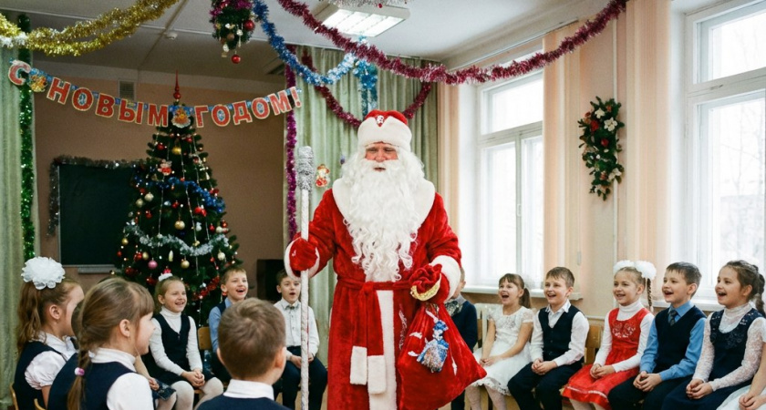 Вятский Дед Мороз устроил праздник для детей с ограниченными возможностями здоровья в Слободском