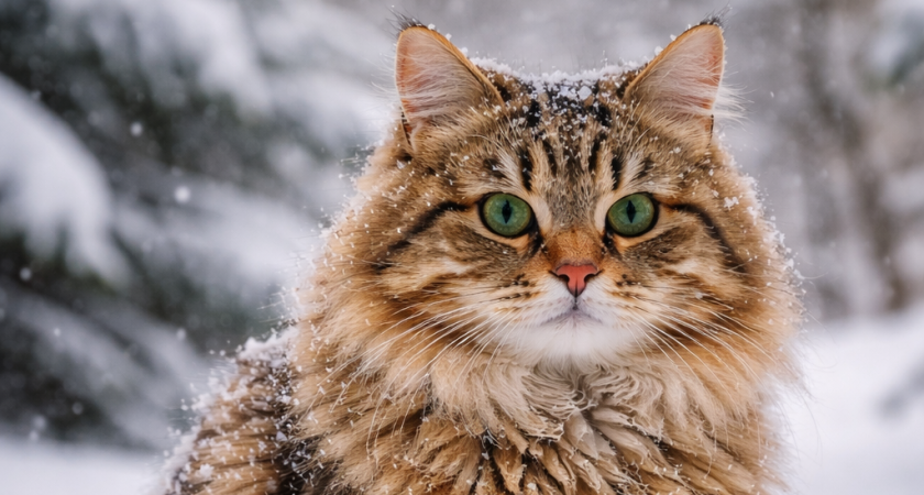 Кажется, им не холодно, но это не так: как кошки на самом деле переживают зиму