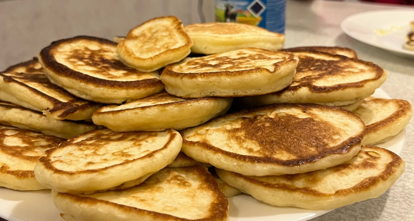 Эти оладьи без муки такие воздушные и нежные как облачка - съедаются мгновенно