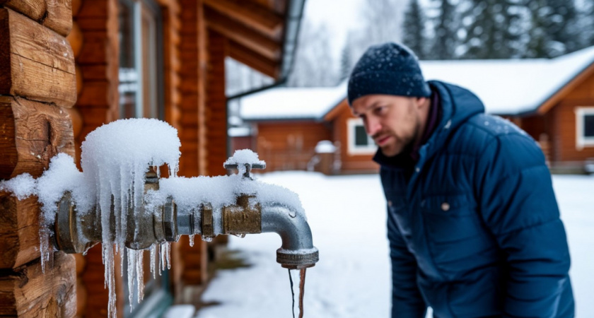 Как защитить трубы на даче от замерзания: сосед подсказал - теперь и я пользуюсь