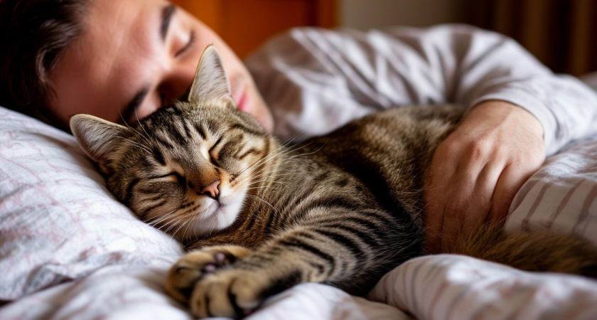 Почему кошки спят с человеком: 3 главные причины и важные моменты, о которых следует помнить всем