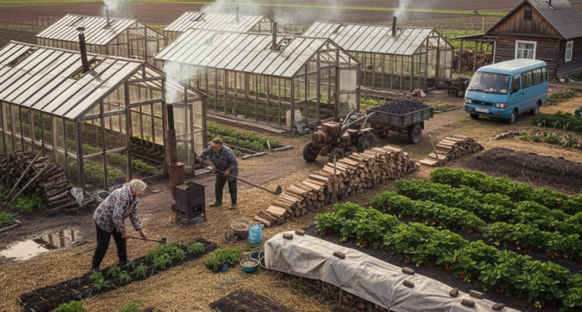 Розовые очки слетели - побывали в гостях у людей, зарабатывающих 200 тысяч в месяц на сельском хозяйстве