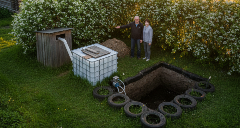 Соорудил на даче «вечный септик» - ничего откачивать не надо. А всего-то нужно было учить биологию 