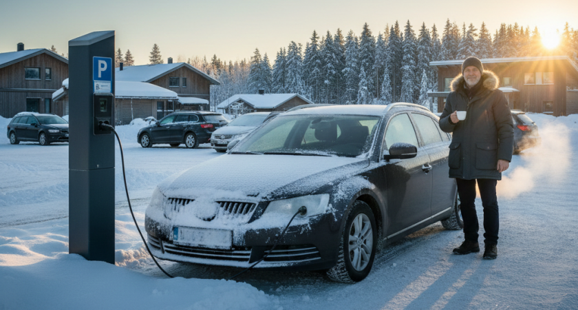 В - 20-25°С финны заводят машины легко и без прогрева: как им это удаётся