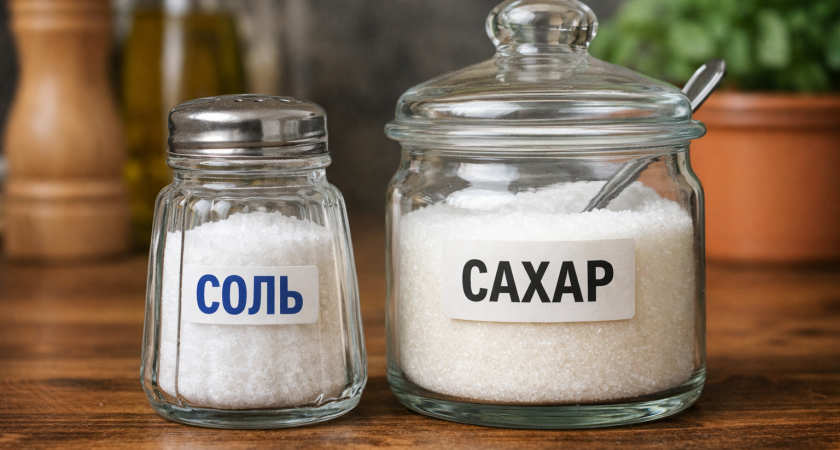 Почему соль и сахар лучше держать подальше друг от друга: запомните эту хитрость