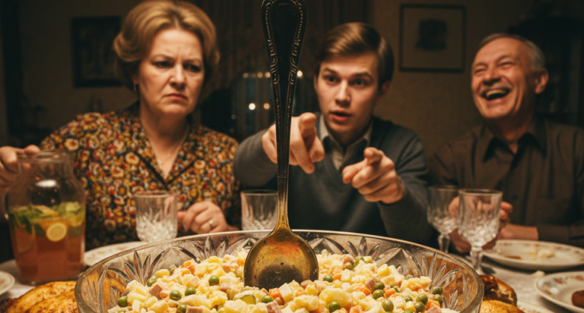 Почему нельзя оставлять ложку в салате, когда ставишь на стол: узнал, почему многие считают это позором