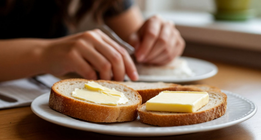 Можно ли считать хлеб с маслом полноценным завтраком - нутрициолог поставила точку в вопросе