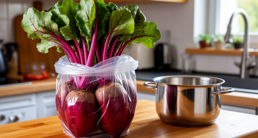 Свеклу теперь всегда варю в пакете: жаль, раньше не знала о таком методе - 25 минут и готово 