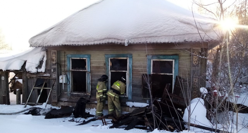 В Уржумском районе в огне погиб человек