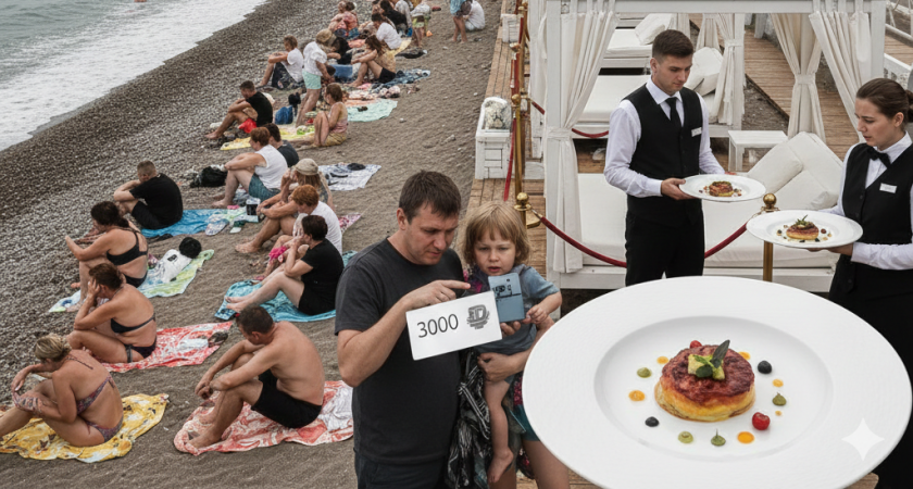 Курорт дорогого разочарования: море холодное, вип-места пустые, простая еда по цене деликатесов - больше ни ногой