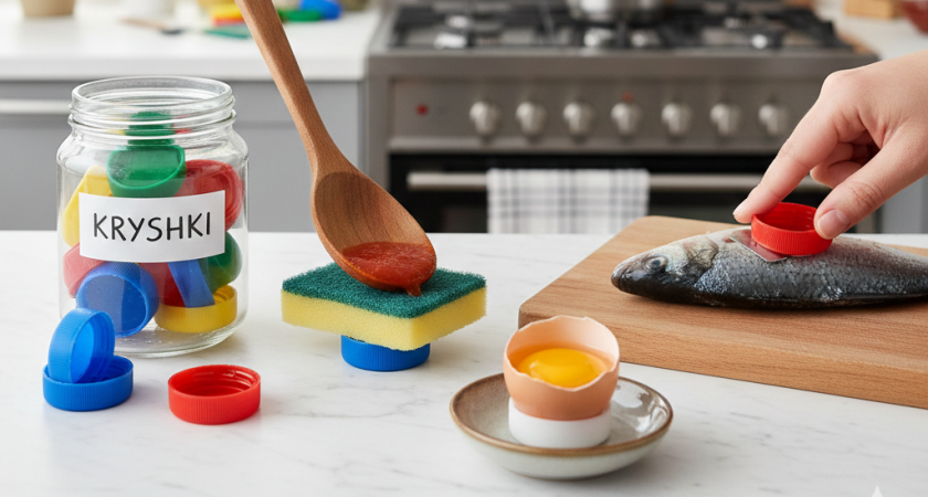 Больше не выбрасываю крышки от пластиковых бутылок - вот как использую их на кухне