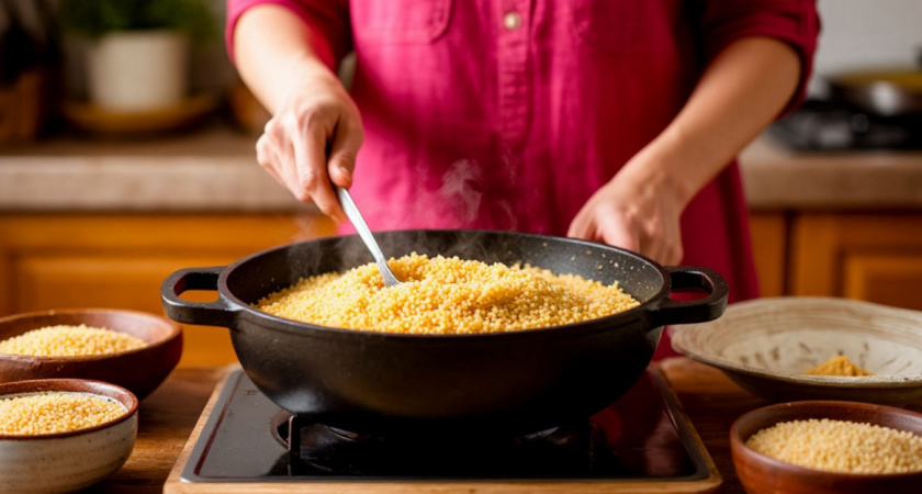 Не макароны и не рис: залила кипятком - и готово. Вкуснейший гарнир - такой едят даже дети