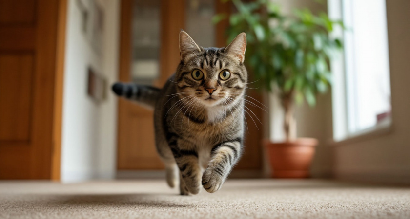 Почему надо радоваться, если кошка при виде вас бежит точить когти