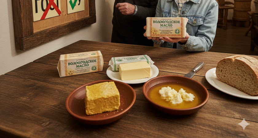 Научили в Вологде отличать настоящее сливочное масло: 2 признака укажут на подделку