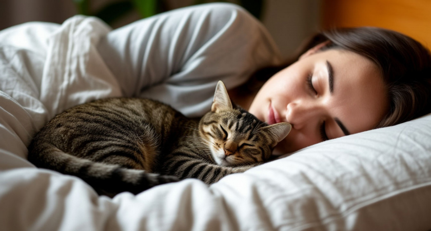 Как кошки решают, с кем из хозяев спать и что влияет на их выбор