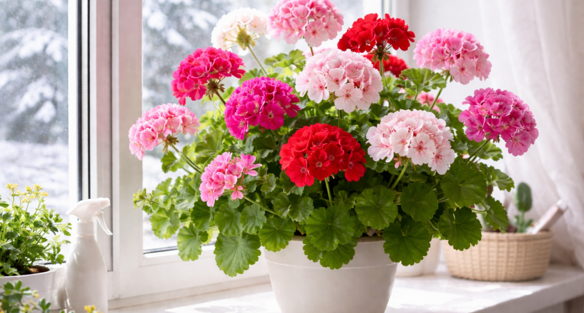 Герань чахнет зимой не из-за холода: что нужно изменить в уходе прямо сейчас
