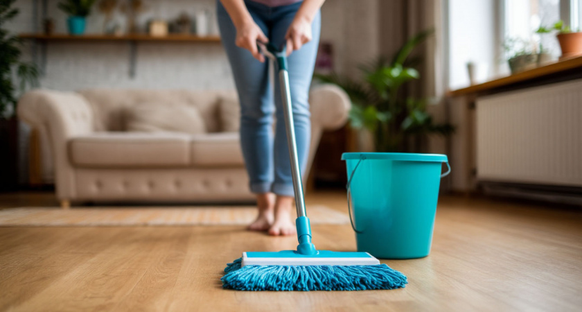 Просто добавьте это в ведро с водой и вымойте полы: в доме будет пахнуть свежестью несколько недель