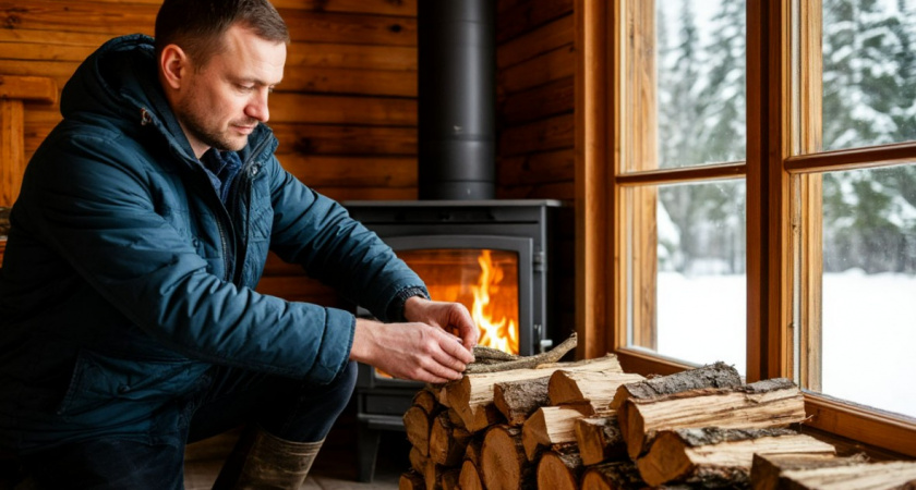 Никакой магии, только наука - вот что сделать, чтобы дрова горели дольше. Об этом знают деревенские старожилы 