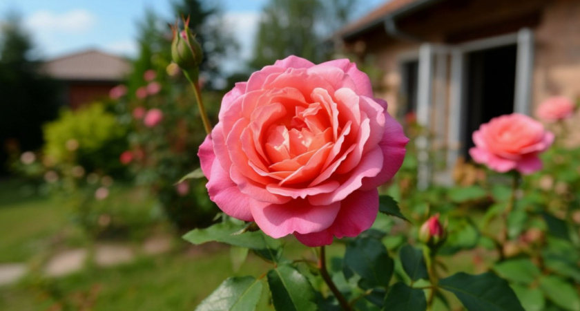 Эффектная роза для вашего сада - цветет с начала лета до осенних холодов: походит даже новичкам