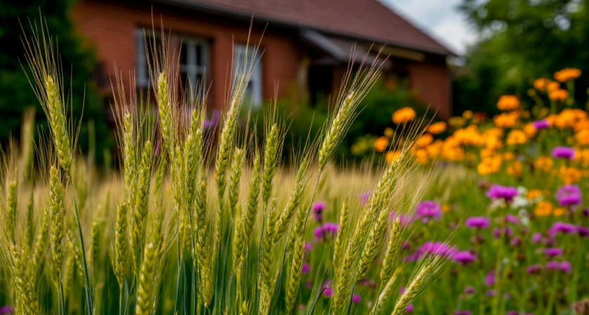 Гортензии и розы больше не сажаю - теперь в моем саду злак. Радуюсь эффектной серебряной гриве вместо клумбы 