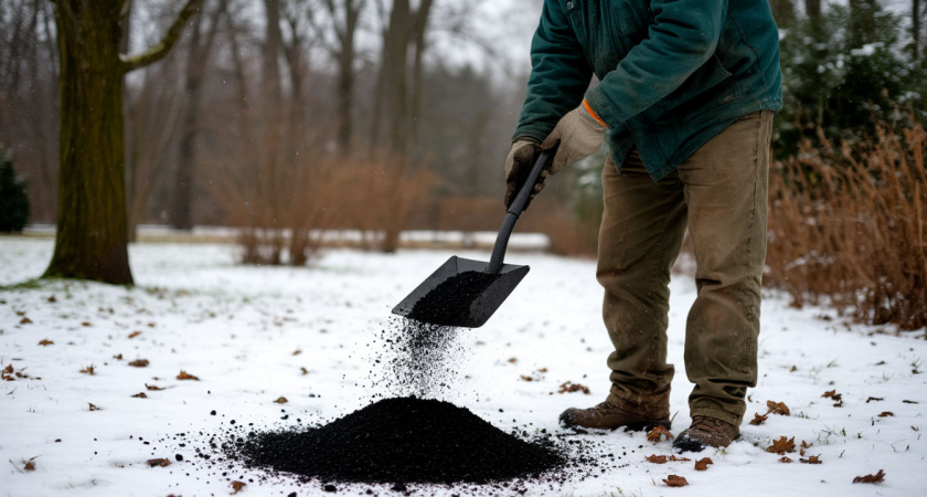 Что можно и что нельзя сыпать на снег в саду: главные правила ранней подкормки