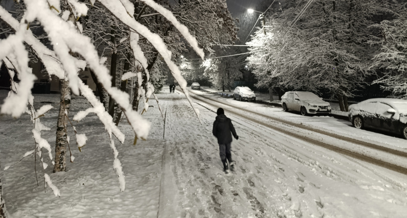 Жителям Кировской области объявили срочное метеопредупреждение из-за снегопадов