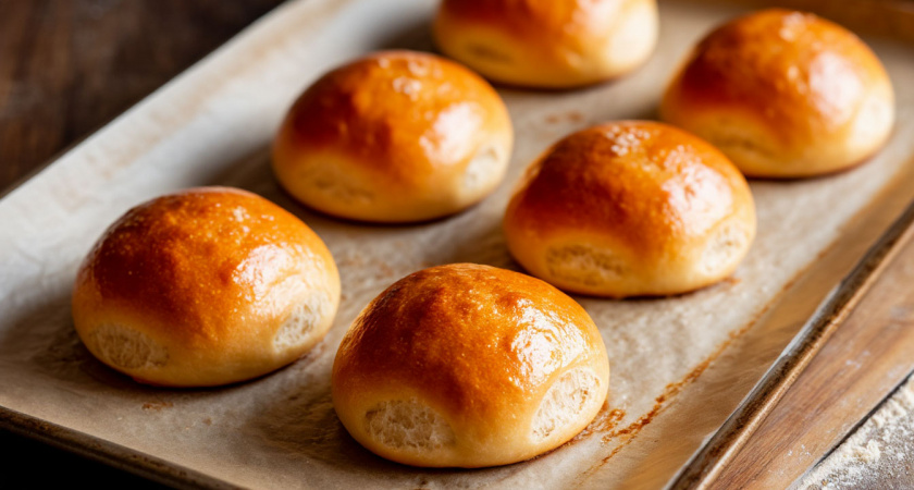 Научили печь булочки как из гастронома: “ленивый” рецепт почти по ГОСТу 