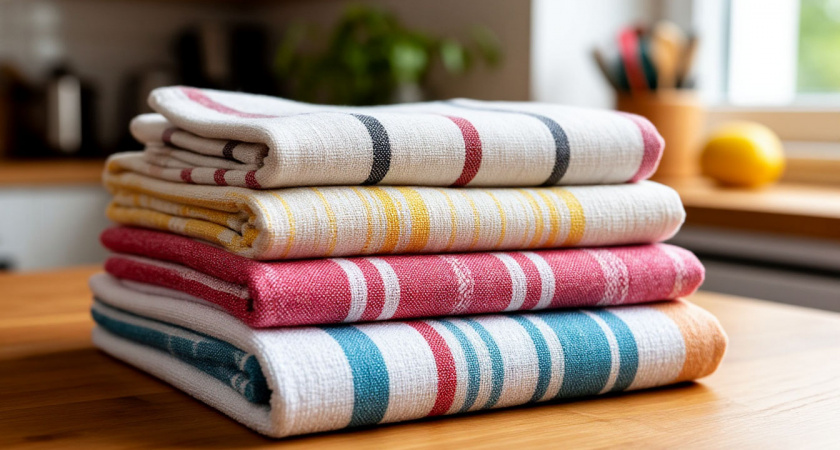 Не лен и не микрофибра: вот самый лучший материал для кухонных полотенец - теперь берем только такой