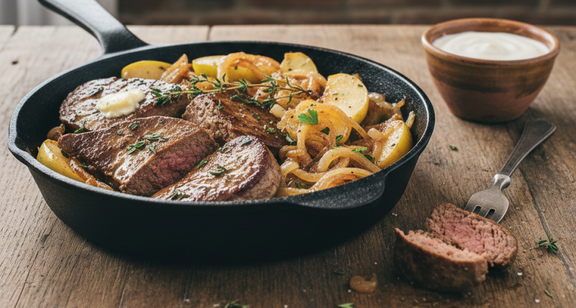 Что любит жареная печенка: 3 тонкости - получается идеально мягкая, сочная, нежная как масло