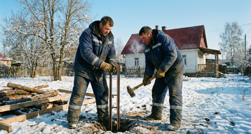 Столбы для забора на века - без капли бетона: 3 проверенных способа и один неожиданный