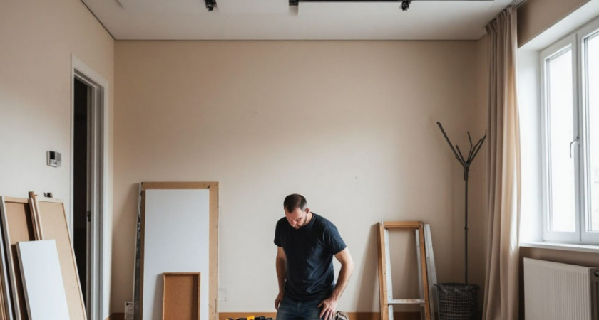 Натяжной потолок из ПВХ-пленки в пролете - в Россию пришел новый тренд: удобно, практично и статусно 