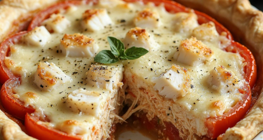 Приготовила пирог с крабовыми палочками - такой вкусный, что ум отъешь. Все домашние просят добавки 