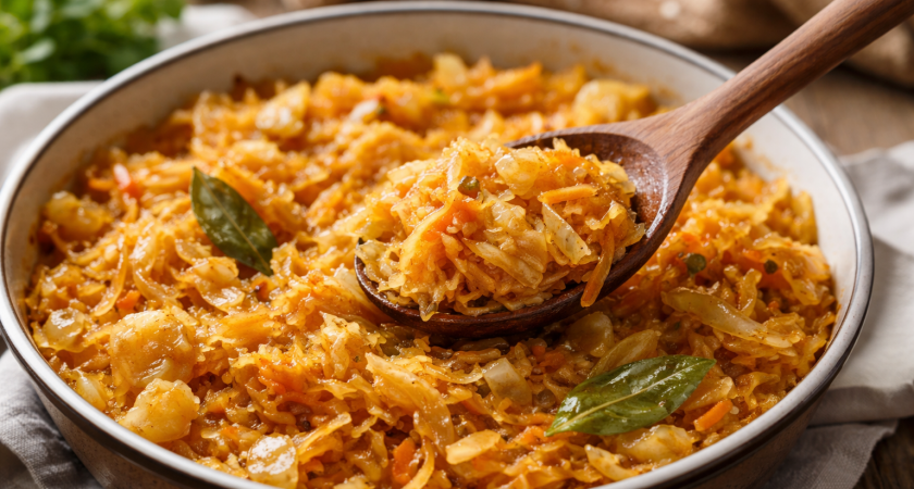 Режут не так, солят не вовремя — и теряют вкус: бабушкин способ тушить капусту за 35–45 минут. Это безумно вкусно