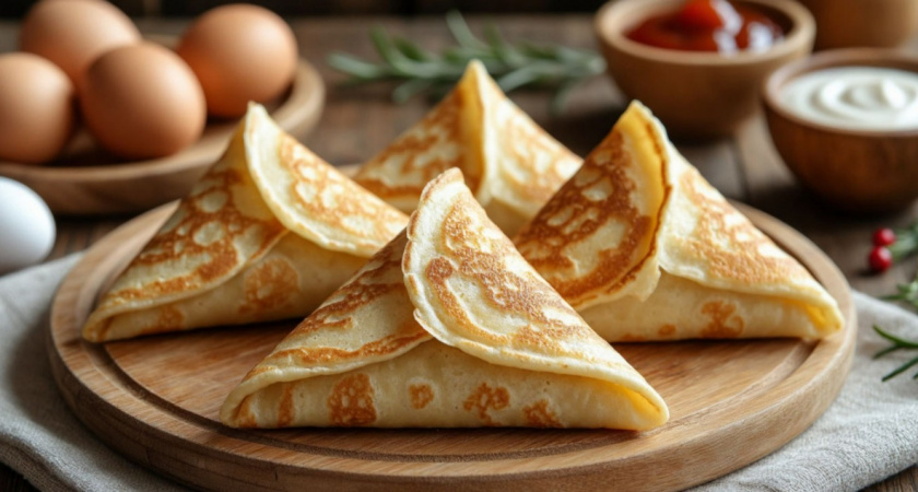 От таких блинов за уши не оттащишь: вкуснее обычных в разы, а выглядят как из ресторана