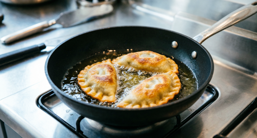 Ни капли мимо сковороды: как сделать, чтобы масло не брызгало при жарке котлет, чебуреков, рыбы