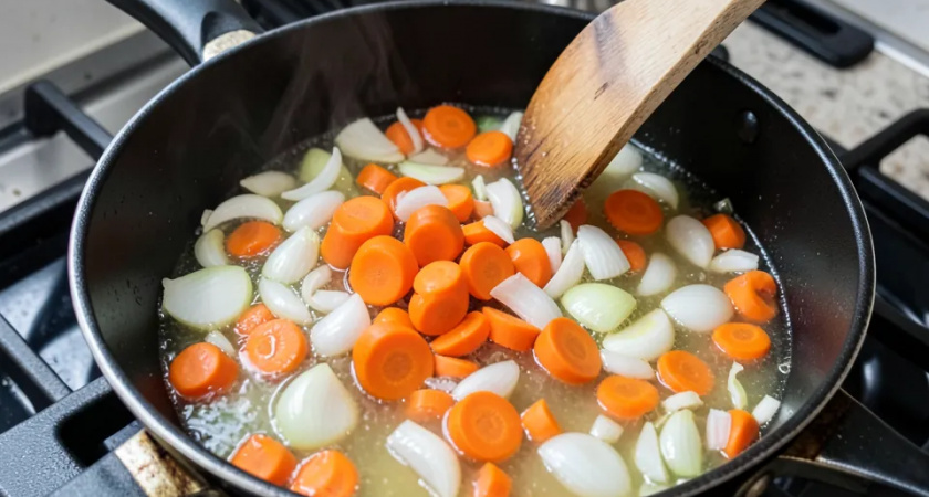 Готовим идеальную зажарку для супа: 5 советов и особых ингредиентов для красивой и вкусной пассеровки