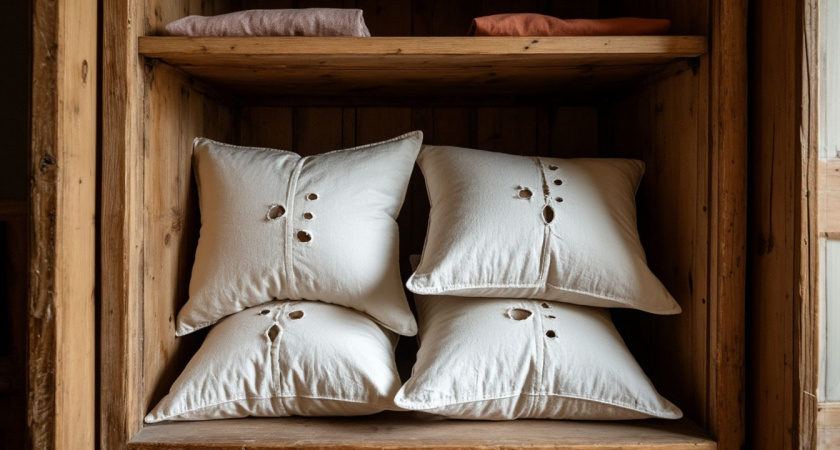 Не выбрасывайте старые наволочки: 6 простых идей, как их использовать