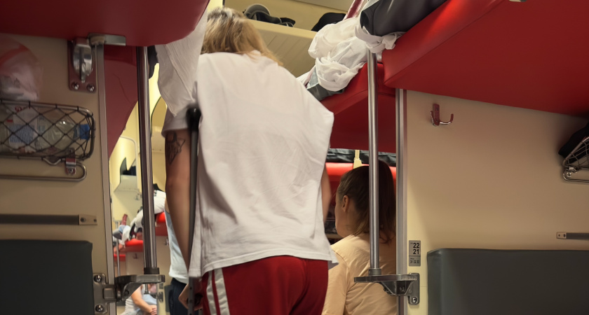 Мучилась с ребёнком на верхних полках, зато по соседству дама с псом выкупила все места в купе: хотела туда с дочкой – не вышло