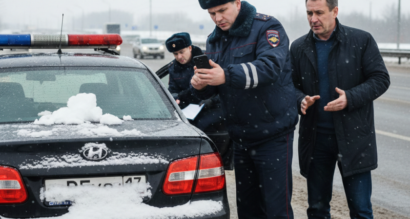 Когда водителя могут лишить прав за снег на номере - запомните раз и навсегда