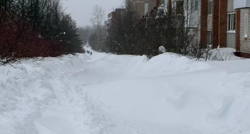 В Кировской области из-за снегопадов все службы перешли в режим повышенной готовности