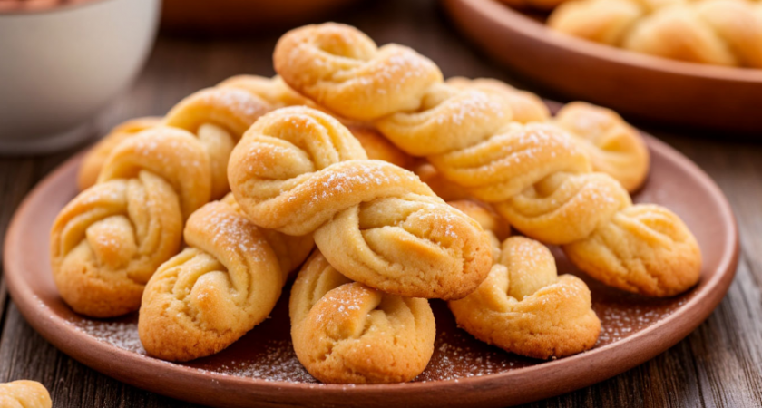 15 минут замешиваем тесто и плетём косички – на выходе получаем гору печенья, которую сметают за вечер