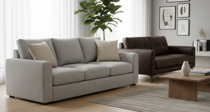 Какая обивка для дивана лучше - ткань или кожа? Запомните раз и навсегда