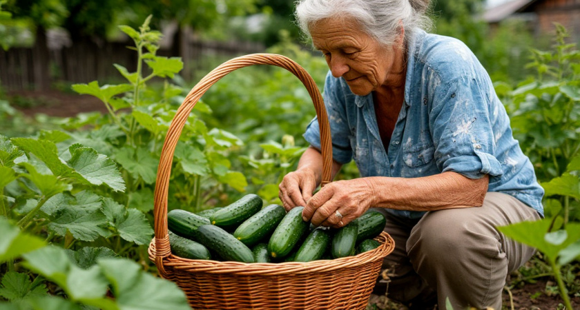 Теперь в любое лето собираю минимум 7-10 кг с одного куста: все соседи скупили эти сорта огурцов
