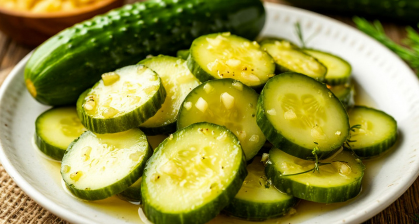 Не готовила ничего проще и вкуснее, чем эту закуска из соленых огурчиков. Все домашние уплетают до последнего кусочка