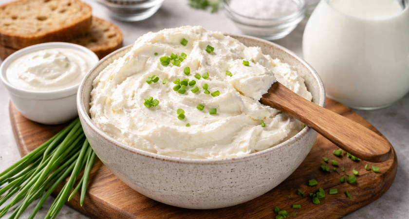 Раньше покупала сыр каждую неделю, теперь делаю сама: 280 г натурального продукта из кефира и сметаны