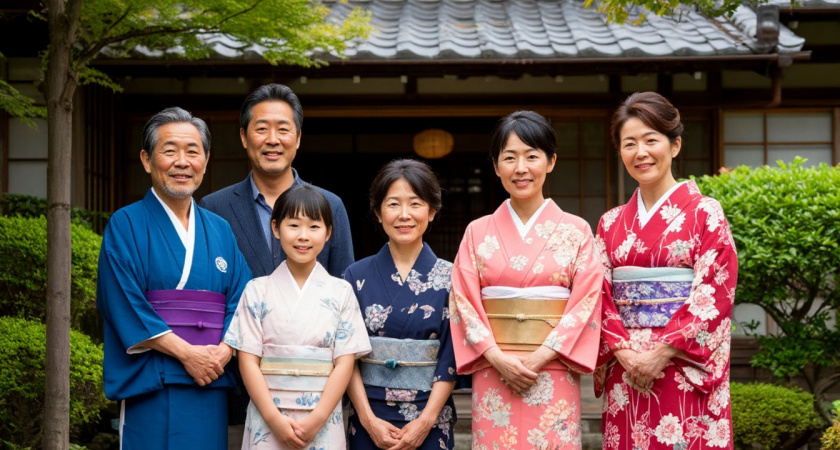 Как встречают гостей японки. В гостях у известной в Японии семьи