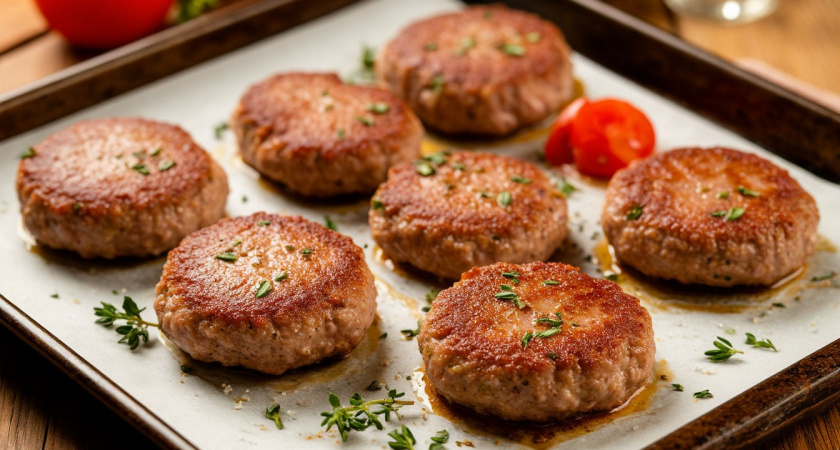 Котлеты теперь запекаю в духовке: таких пышных, сочных на сковороде не жарила. 3 хитрости и 1 неправильный метод для особо высоких котлет